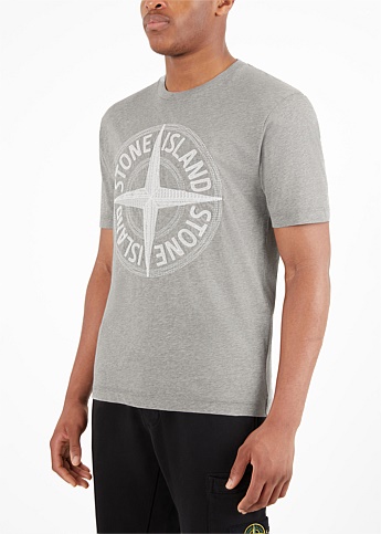 Grey Melange Compass T-Shirt