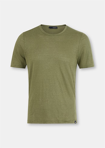 Khaki Flax Short Sleeve T-Shirt