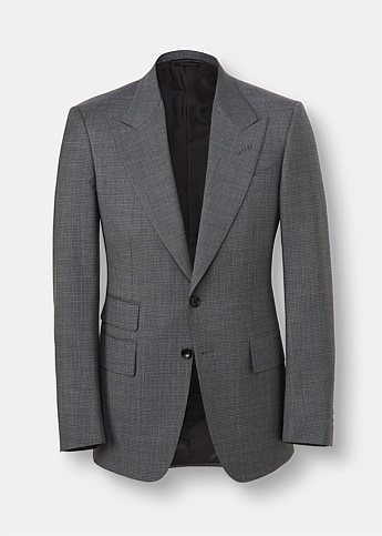Shelton Prince Of Wales Checked Wool Two Piece Suit
