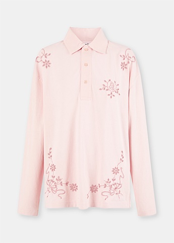 Pale Pink Polo Shirt