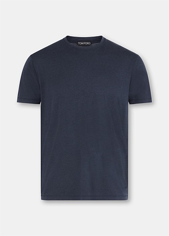Blue Lyocell T-Shirt