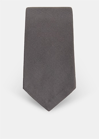 Grey RWB Stripe Jacquard Tie