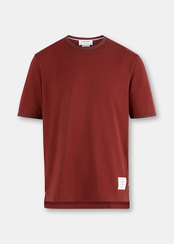 Dark Red Short Sleeve T-Shirt