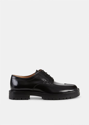 Black Lace Up Tabi Shoes
