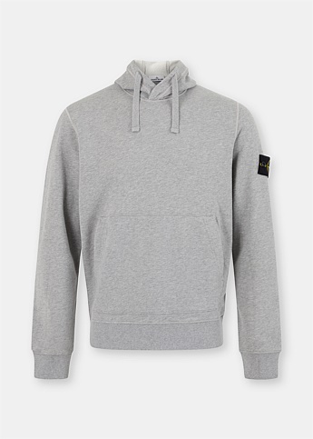 Grey Classic Compass Patch Hoodie