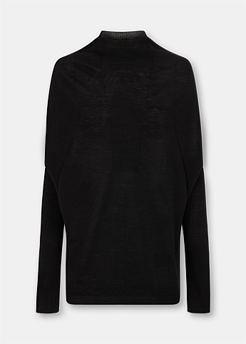 Black Crater Knit