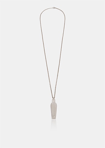 Silver Sarcophagus Charm Necklace