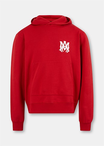 Red MA Logo Hoodie 