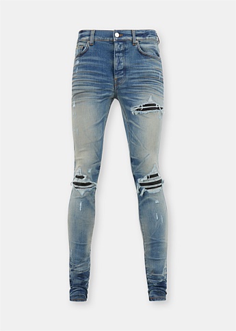Indigo MX1 Leather Jeans