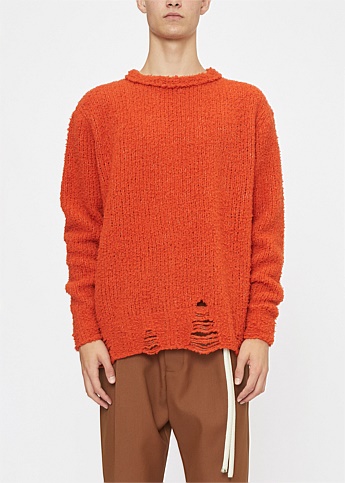 Orange Oversized Sweater