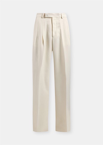Alabaster Double Pleated Pants