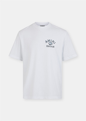 White Global Records Tee