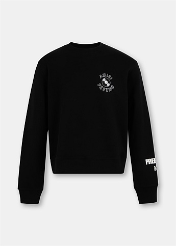Black Premier Crew Sweater