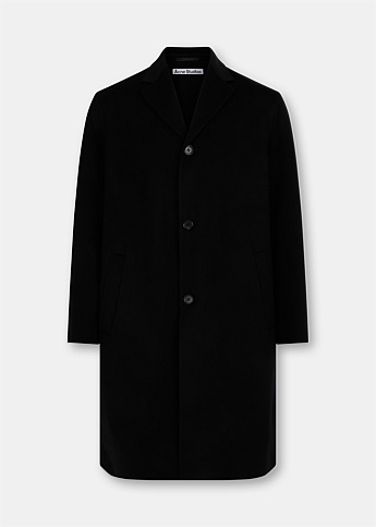 Black Dalio Wool Coat