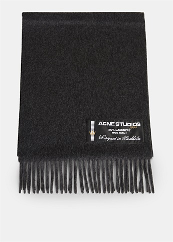 Anthracite Valombo Cashmere Scarf