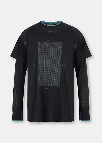 Nike ISPA Long Sleeve Tee Black 