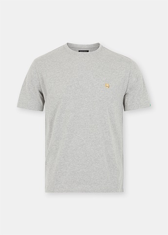 Grey Logo Emossed T-shirt