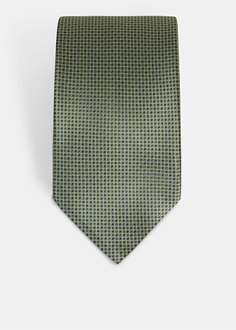 Green Silk Tie
