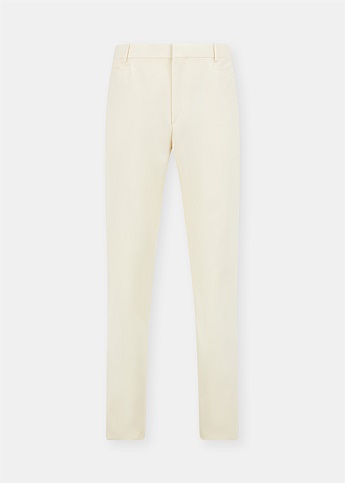 Ivory Wool Trousers