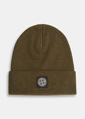 Olive Compass Beanie