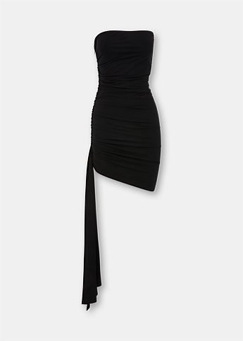 Black Sash Mini Dress