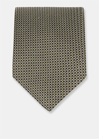 Olive Pattern Tie