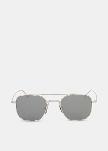 Silver SQ Aviator Sunglasses 