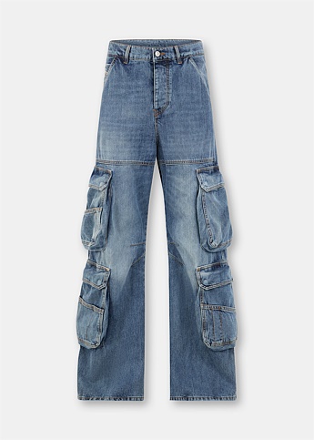 Blue Sire Cargo Jeans