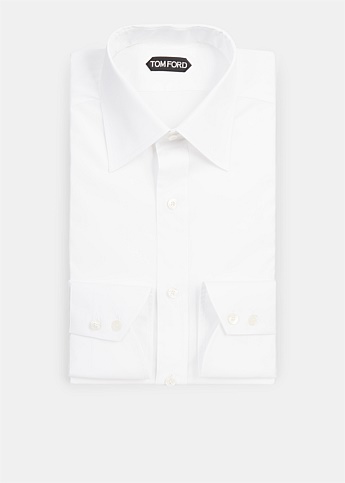 White Slim Fit Casual Business shirt