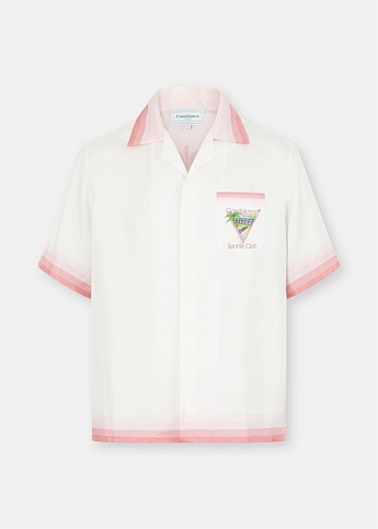 White Tennis Club Icon Silk Shirt