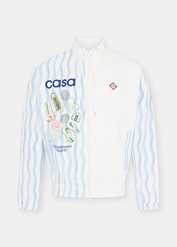 White Equipement Sportif Track Jacket