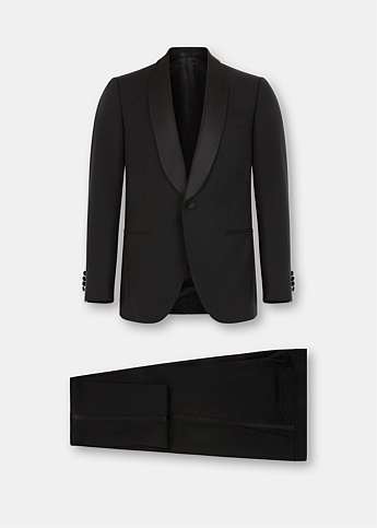 Black Tuxedo Shawl Lapel Suit