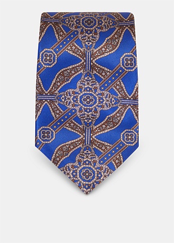 Dark Blue Silk Tie