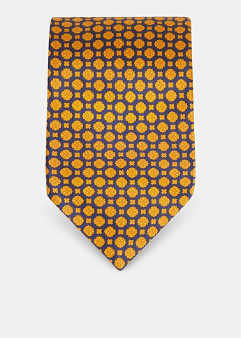 Gold Silk Tie 