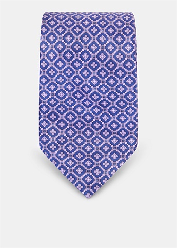 Purple Print Tie