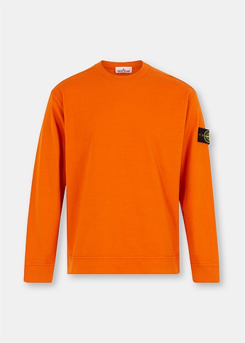 Orange Compass Long Sleeve Sweatshirt
