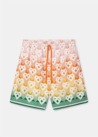 Multicoloured Gradient Shorts