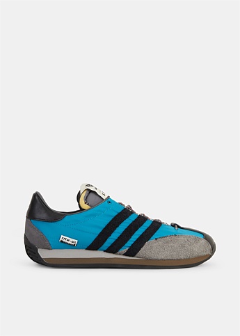Teal SFTM x Adidas Country OG Sneakers