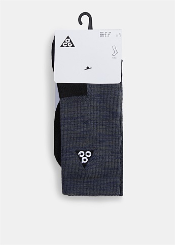 Nike ACG Everyday Cushioned Crew Socks (1 Pair) Anthracite