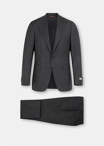 Grey Single Breasted Suit