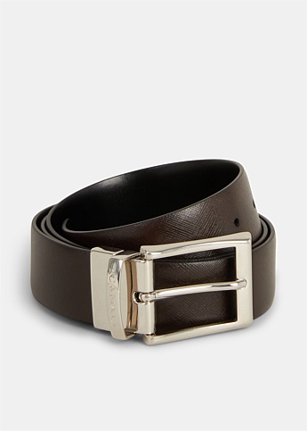 Black & Brown Reversable Leather Belt