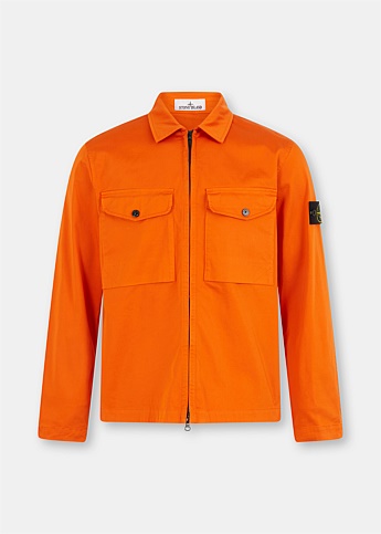 Orange Two Pocket Overshirt