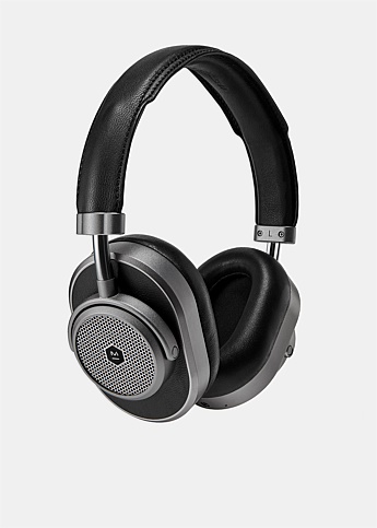 MW65 Black And Gunmetal Active Noise-Cancelling Headphones