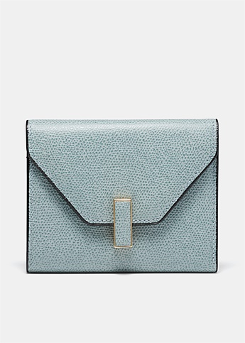 Blue Iside Fold Wallet