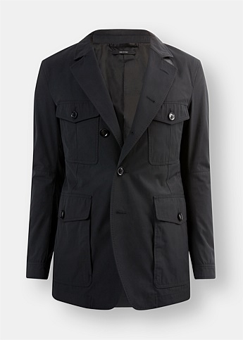 Black Tailored Field Jacket