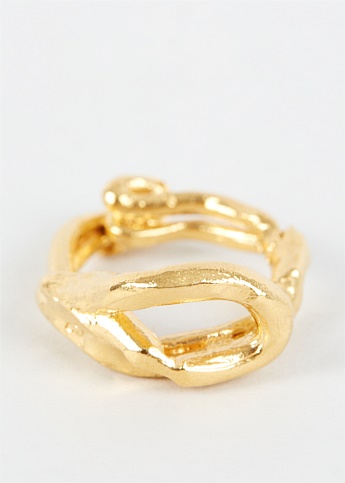 The Ancient Forest Gold-Plated Ring