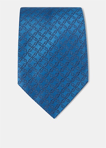 Blue B-Logo Tie