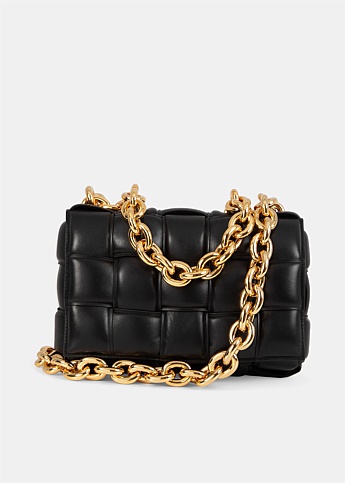Black Chain Casette Bag