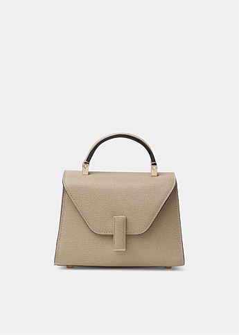 Iside Micro Oyster Grained Leather Bag
