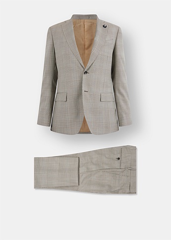 Kosmo Grey Checked Suit